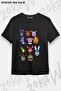 Unisex Loose Fit Fnaf Five Nights V10 Printed T-Shirt