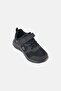 Kids Boy Velcro Closure Outdoor Shoes, Black