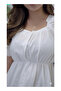 A blouse with a comfortable and distinctive cut, featuring wide short sleeves; an elegant and modern blouse. - 2