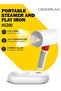 2 In 1 Portable Multi-Function Steam And Flat Iron Intelligent Preheating System 0.5b High Pressure Dual-Duct Heating 110 ml 1000 W HS200 White