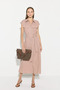 Beli Belted Linen Shirt Dress - Powder - 3