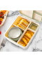 Insulated Lunch Bag w/ Jumbo Bento Lunch Box – Ivory - 7
