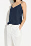 Beli Belted Buckle Cotton Linen Trousers - White - 6