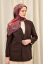 Monare Scarf Lora Burgundy 90X90