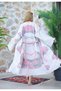 3 Layers of Muslin Woven 100% Cotton Frida Kahlo Pattern Kimono, Kaftan, Bathrobe, Dressing Gown, Beachwear