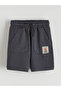 Anthracite Elastic Waist Boys Shorts