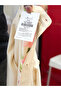 Off-White Floral Print Jalabiya - 6