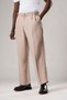 Double Pleated Summer Modal Fabric Wide Leg Baggy Pants with Belted Waist