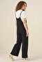Women's Strappy Black Jumpsuit - 4