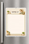 Shopping List - A5 - Magnetic - Pvc - Refrigerator Note Holder & Desktop - Summer Erase - Planner