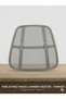 Orthopedic Anti-Sweat Mesh Lumbar Support Back Cushion Gray - 3