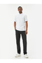 Polo Collar T-Shirt Slim Fit Snap Button Detail Short Sleeve Cotton