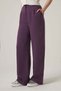 Women's Striped High Waist Trousers Plum 31419 - 4