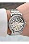 Automatic Mechanism Silver Color Steel Band Steel Case Men's Wristwatch 2611Mr - 4