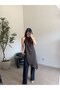 Bitter Brown Backless Asymmetrical Blouse - 4