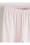 Lcw Kids Pink Shirt Collar Girls' Pajama Set - 6