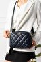 Sori̇sso Embroidered Leather Shoulder and Crossbody Women's Bag - Top Quality