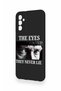 Samsung M13 Compatible Ataturk Eyes Patterned Silicone Case - 4