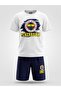 Fenerbahçe Fb Crest Printed Set for Ages 3-13 - White