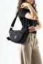 Ultra Light, Multi-Pocket, Crescent Crossbody Shoulder Bag Black Model: 571-7L