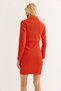 Women's Polo Neck Mini Dress Nar - 5