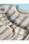 Infant Boys Beige T-Shirt With Shorts Set - 4