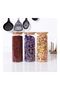 3Pcs -900 ML Borosilicate Glass Food Storage Jar with Bamboo Lid Clear 900ml - 2