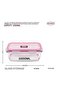 Glass Storage 1000ml with Pink Silicone Lid Clear 21x16x7cm - 2