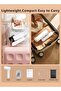2 in 1 Garment Steamer 1300W Foldable Steam Iron with High Steam Volume, Handheld Portable Steamer Clothes GT306 Fold-White - 8