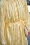 Women's Britli Glittery Gathered Front Shirt Yellow - 5