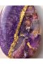 Pavlonya Papatya Purple Dreams Series 11 Polymer Clay & Epoxy Handmade Design Earrings - 3