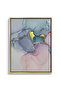 Ethereal Bloom Abstract Wall Art | Framed Canvas Print with Gold Foil Embossed | Luxury Modern Decor for Living Room, Bedroom, Office & Gift - 2