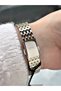 Special Design Steel Cord Silver-Gold Color Women Wristwatch 2526Mr - 4