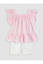 Fisto Embroidered Baby Girl Set