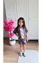 Kiz Kids Kitty Printed Shorts Cotton Summer Set - 3