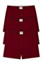 Towel Waist Men's Boxer Claret Red 100% Cotton 3-Pack - 2