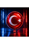 Vip Quality 21 Pieces Turkish Flag Balloon 46 cm Red Turkish Flag Foil Balloon Shiny Metallic Balloon - 3