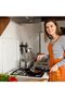 12PCS Kitchen Utensil Set Silicone Cooking Utensils Kit Spatula Heat Resistant Wooden Spoons Gadgets Tool for Non-Stick Cookware (Grey) - 3