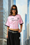 Pink Waist-Fitted Jersey T-Shirt