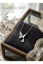 316L Steel Chain Silver Color Butterfly Model Necklace
