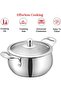Platinum Medium Belly Saucepot 20 cm Capacity - 3.7 L - 5