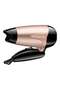 Mini Portable Hair Dryer 1200W Travel Friendly 2 Speed Settings Foldable Lightweight Gold - 3