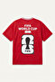 Turkey Printed Short Sleeve Red T-Shirt I1300A826Hs - 6