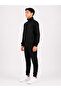 Boy's Cotton Stand Collar Tracksuit Set 26104 - Black - 3