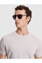 Light Gray Slim Fit Crew Neck Knitwear T-Shirt 50320807-Vr001 - 2