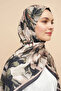 Sinder Desen Italian Silk Shawl - Green - 5