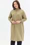 Stand collar two thread zippered tunic - 4
