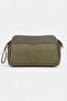 Women's Knitted Textured Zippered Hand and Shoulder Bag for Daily Use - 2
