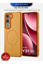 vivo Y31 5G 2025 SilkTouch Premium Matte Silicone Protective with Thin Magsafe Case Cover