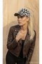 Leopard Print Women's Baseball Cap - Summer Spring Sports Adjustable Velcro Cap Premium Modern Bohemian Soft - 3